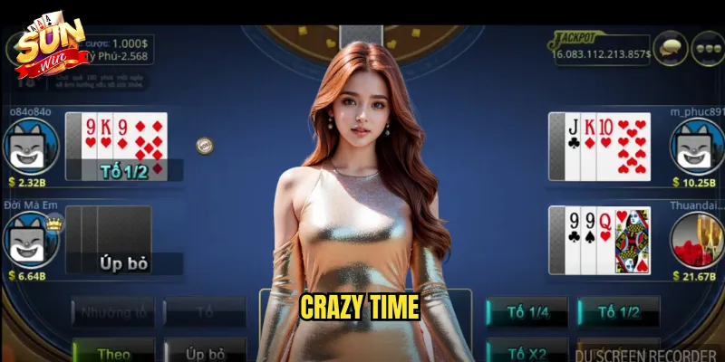 Crazy Time Sunwin SH - Game Show Tiền Thưởng Khủng Nhất 3 Crazy Time